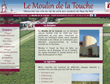 Tablet Screenshot of lemoulindelatouche.com